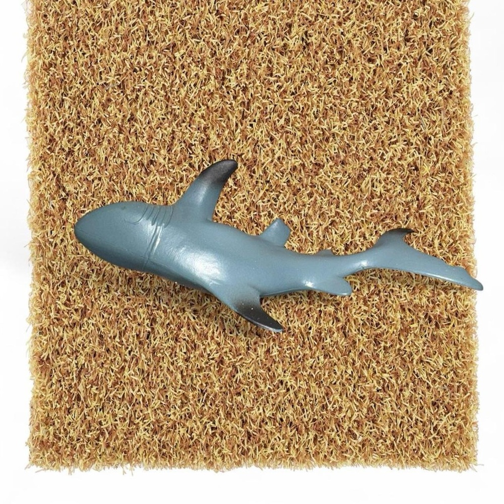 Gray Shark Aquarium Ornament - Decorative Fish Tank Décor